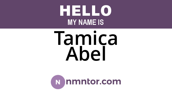 Tamica Abel