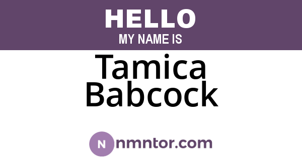 Tamica Babcock