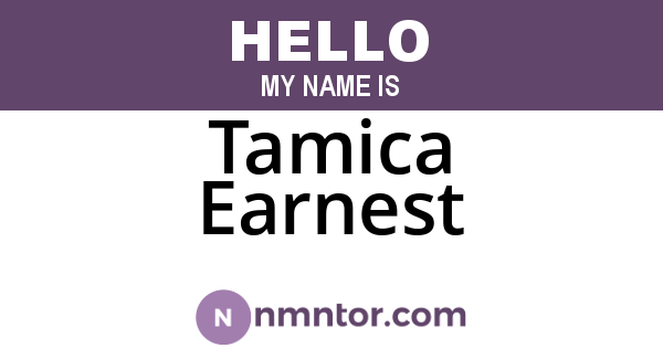Tamica Earnest