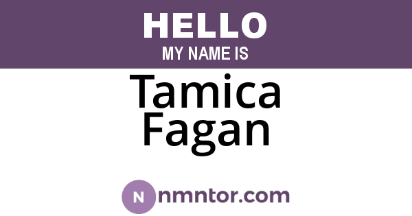 Tamica Fagan
