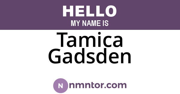 Tamica Gadsden