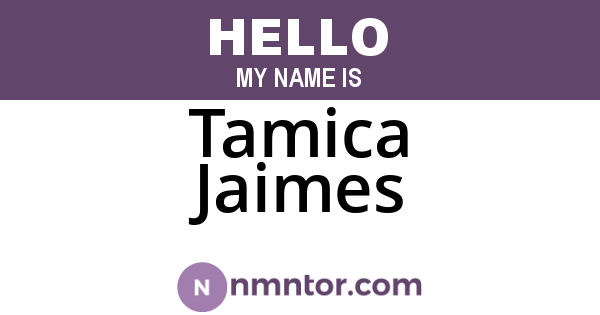 Tamica Jaimes