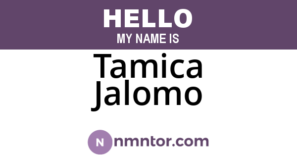 Tamica Jalomo