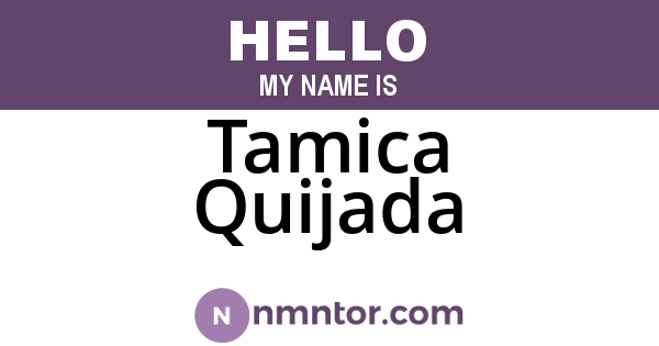 Tamica Quijada