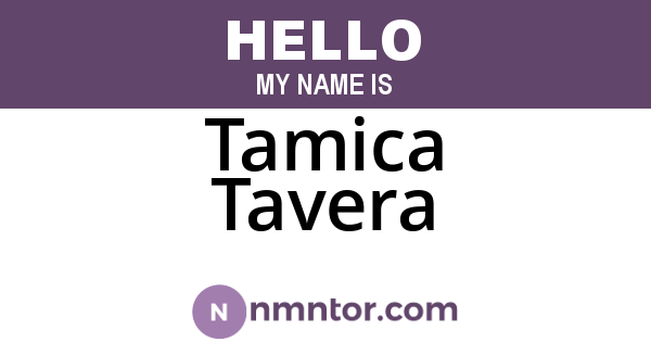 Tamica Tavera
