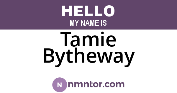 Tamie Bytheway