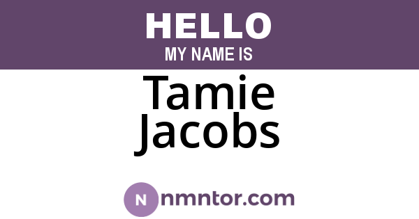 Tamie Jacobs