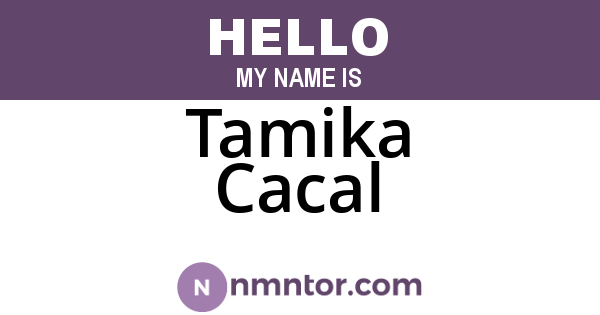 Tamika Cacal