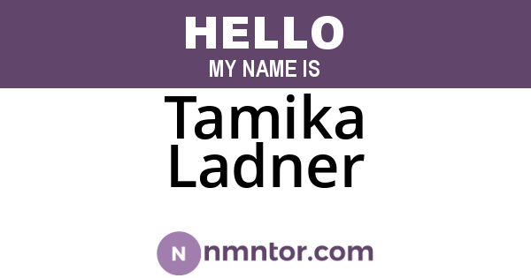 Tamika Ladner