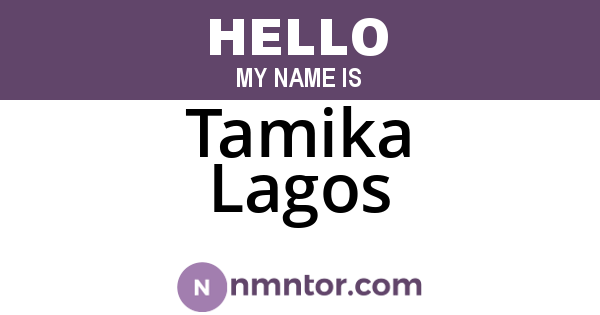 Tamika Lagos