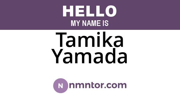 Tamika Yamada