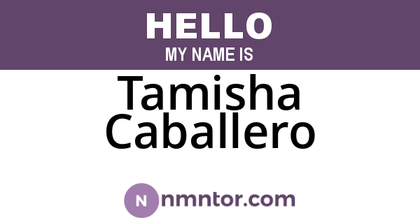 Tamisha Caballero