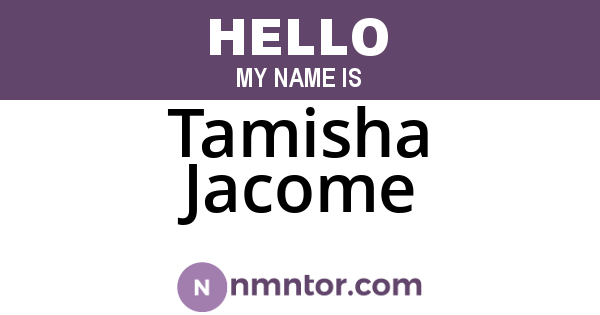 Tamisha Jacome