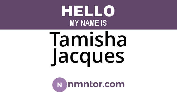 Tamisha Jacques