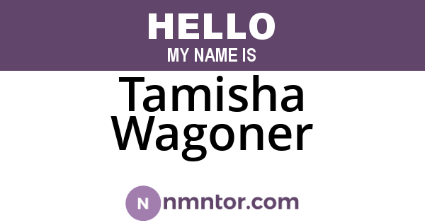 Tamisha Wagoner