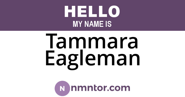 Tammara Eagleman