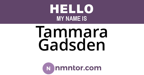 Tammara Gadsden