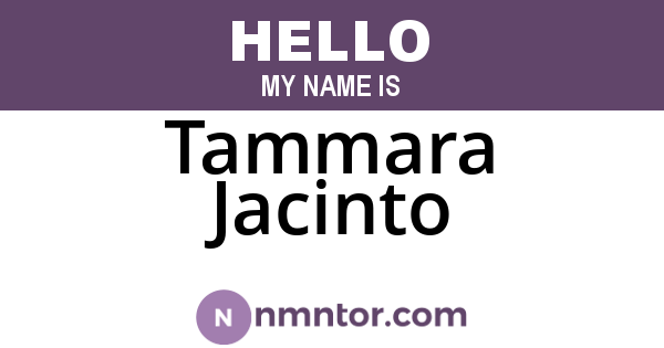 Tammara Jacinto