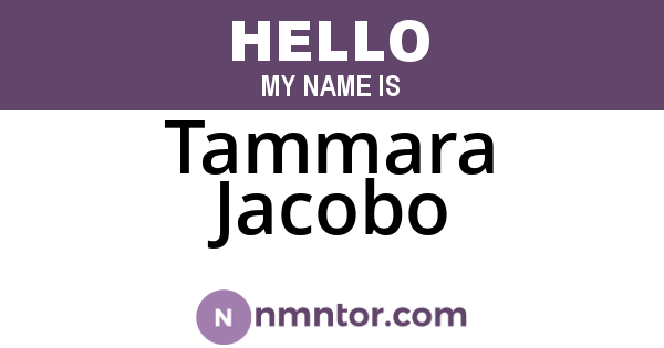 Tammara Jacobo