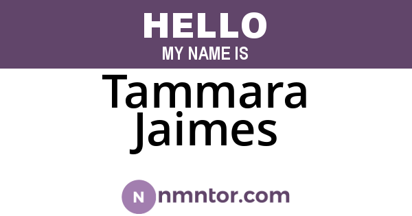 Tammara Jaimes