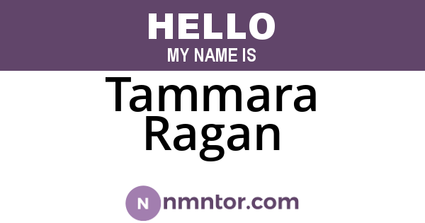 Tammara Ragan