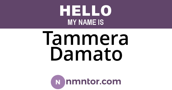 Tammera Damato