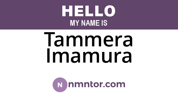 Tammera Imamura