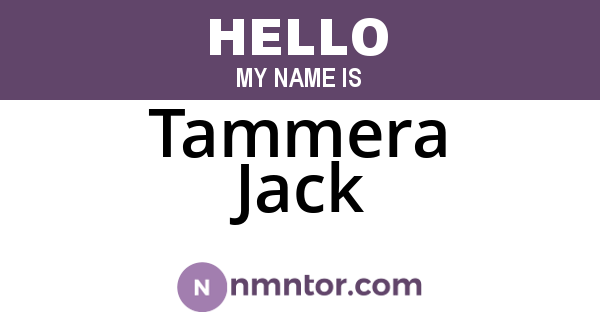 Tammera Jack