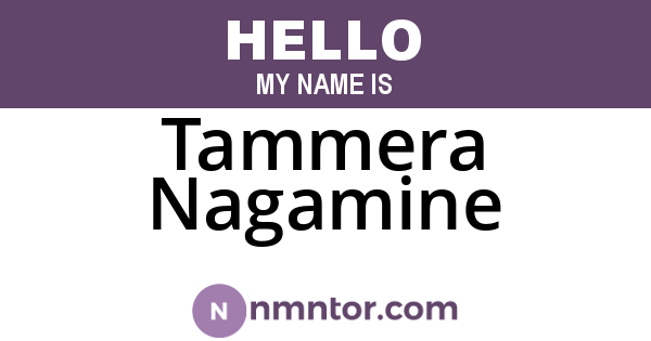 Tammera Nagamine