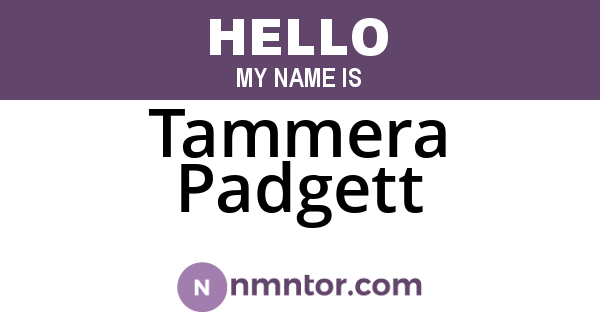 Tammera Padgett