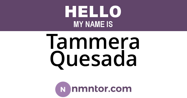 Tammera Quesada
