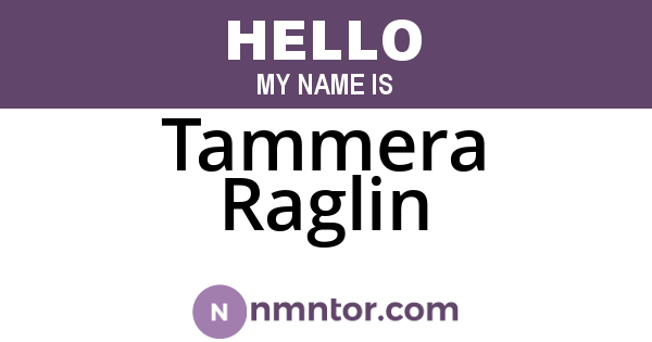 Tammera Raglin