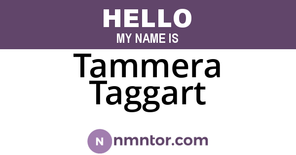 Tammera Taggart