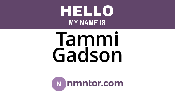 Tammi Gadson