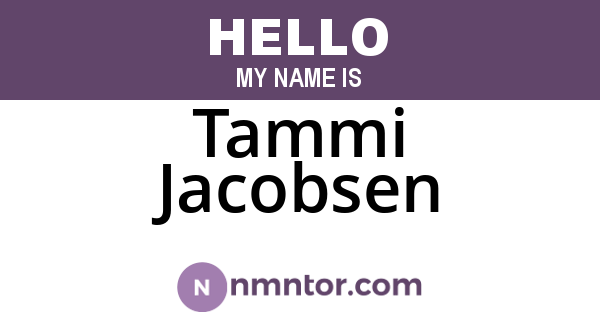 Tammi Jacobsen