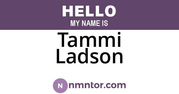 Tammi Ladson