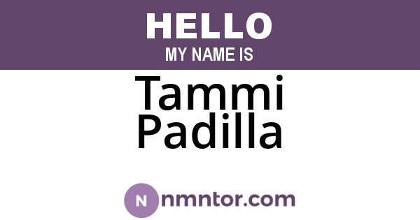 Tammi Padilla