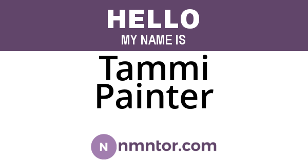 Tammi Painter