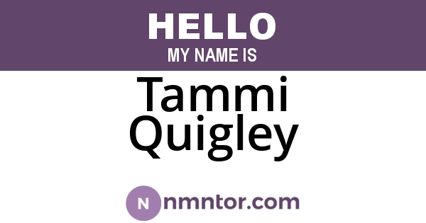 Tammi Quigley