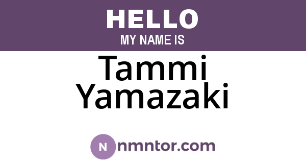 Tammi Yamazaki