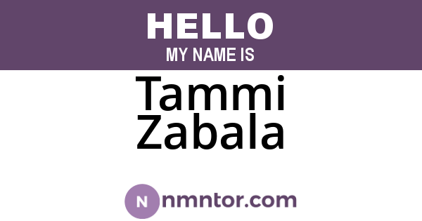 Tammi Zabala