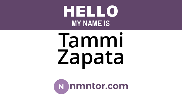 Tammi Zapata