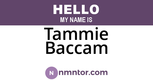 Tammie Baccam