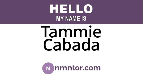 Tammie Cabada