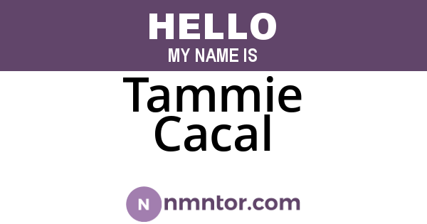 Tammie Cacal