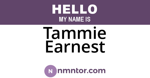 Tammie Earnest