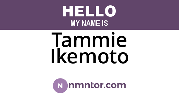Tammie Ikemoto