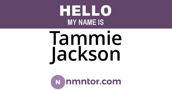 Tammie Jackson