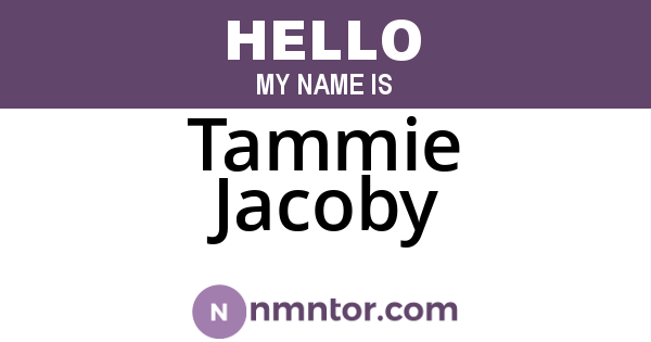 Tammie Jacoby
