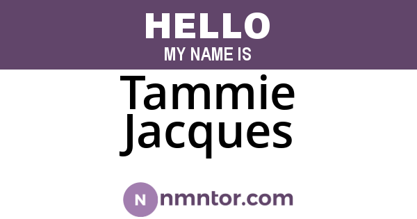 Tammie Jacques